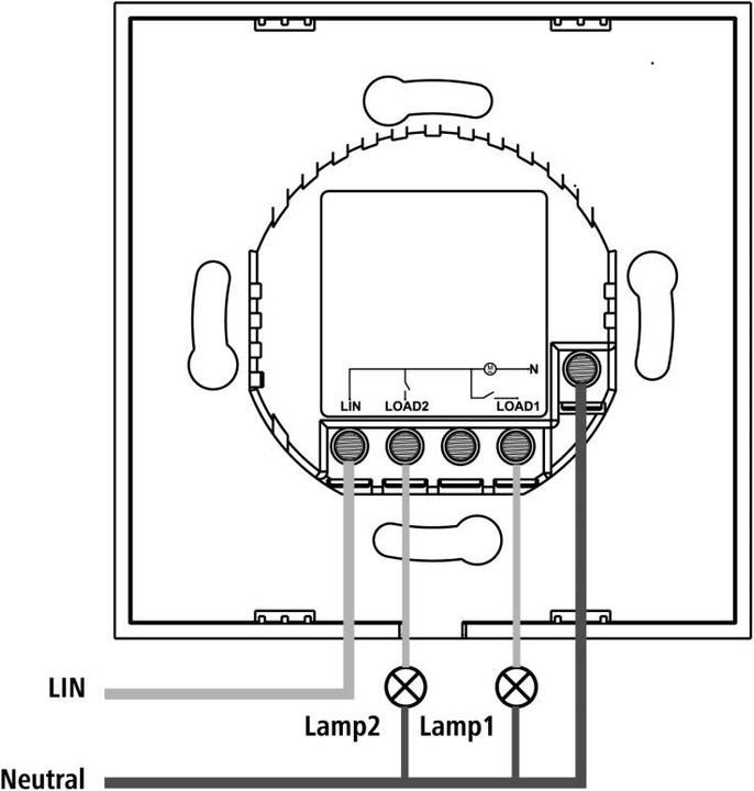 Immagine prodotto Hama Interruttore a parete WiFi touch