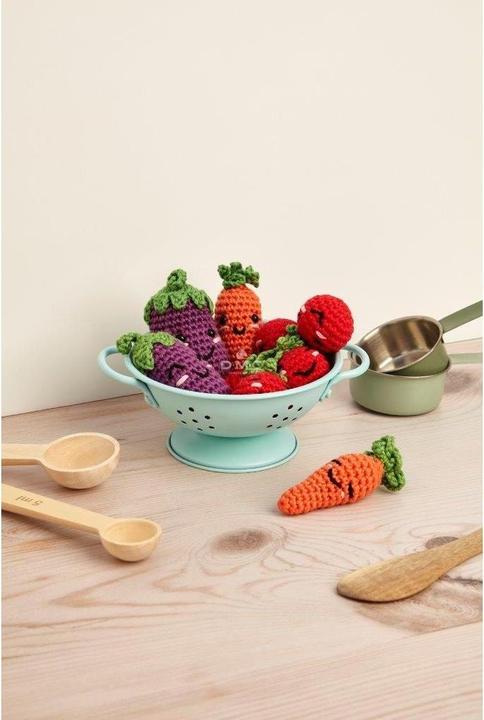 Immagine prodotto DMC Set uncinetto Cable Amigurumi Veggie pals, Motivo: Smiley, Set: Sì