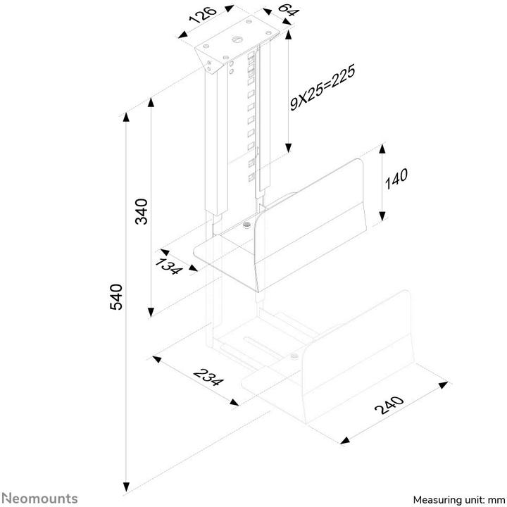 Image du produit Neomounts Support de bureau pour PC