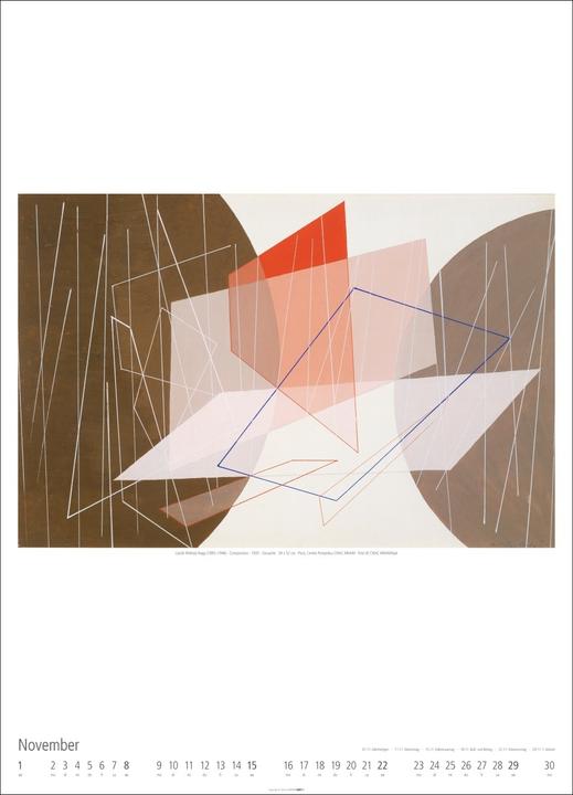 Image du produit Bauhaus Kalender 2026 (49 x 68 cm, Allemand, Anglais)