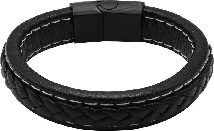Produktbild Heideman Lederarmband Jannis (19 cm, Leder, Edelstahl)
