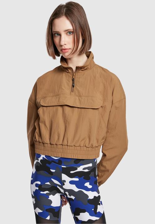 Image du produit Urban Classics Ladies Cropped Crinkle Nylon Pull Over Jacket (L)