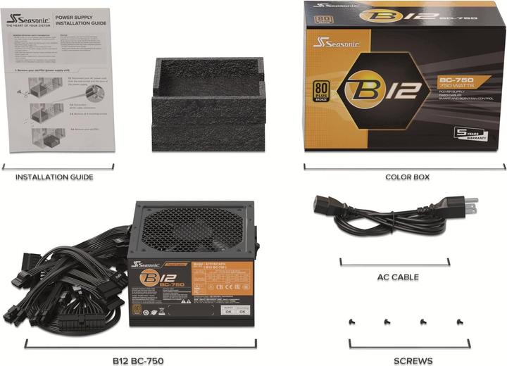 Produktbild Seasonic B12 BC (750 W)