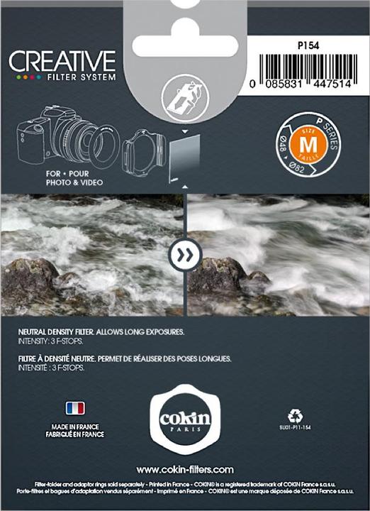 Actual product image Cokin Filter P154 ND 8 (Neutral density filter, 84 mm)