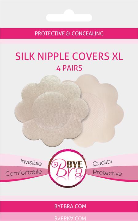 Image du produit Bye Bra Silk Nipple Covers (Lot de 3, XL)