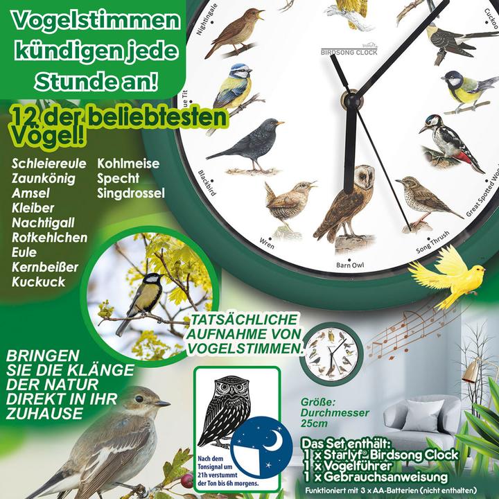 Produktbild Starlyf Birdsong Clock