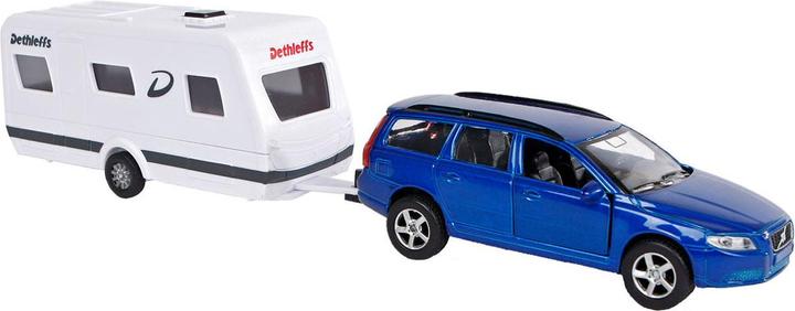 Produktbild NoName Die Cast Volvo mit Wohnwagen