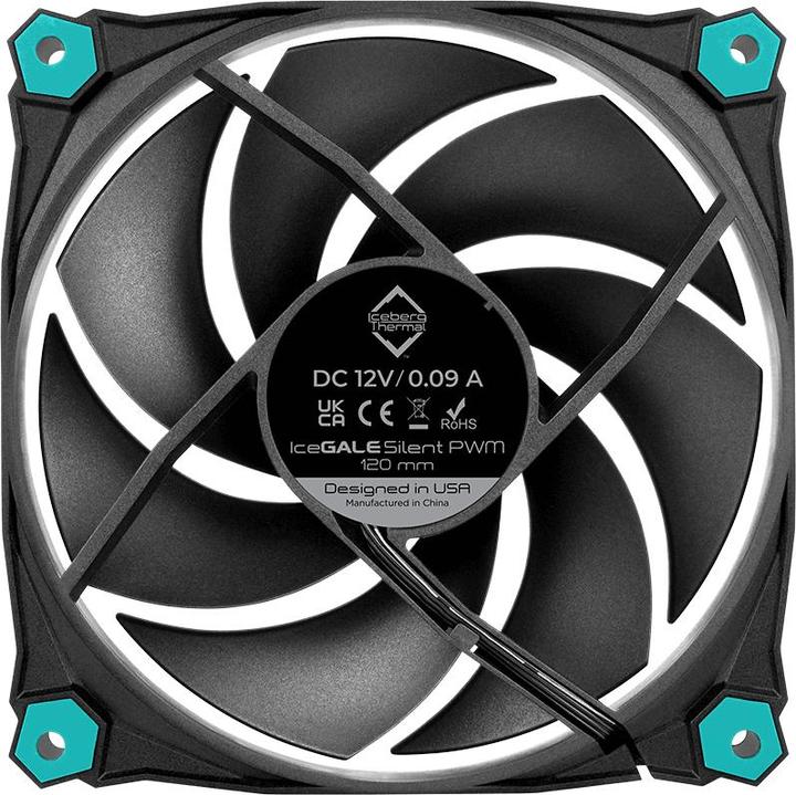 Actual product image Iceberg Thermal IceGALE Silent PWM-120mm (120 mm, 3 x)