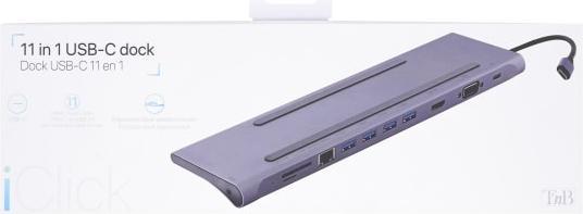 Actual product image T'nB TNT Dock 11-in-1 Type-C (USB-C, 11 Ports)