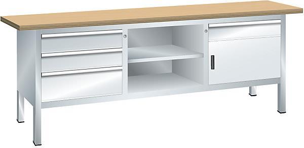 Actual product image Lista Compact workbench, depth 700 mm (200 cm, 70 cm)