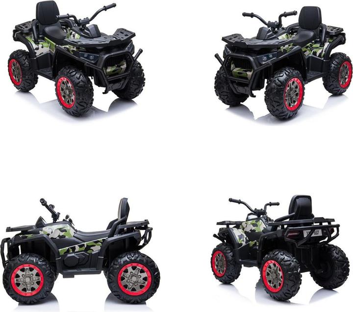 Es-toys Kinderfahrzeug - Elektro Kinderquad "607" 2x45W, 12V7Ah - Gelb (12 V)