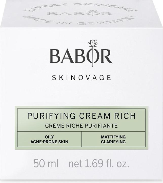 Actual product image Babor SKINOVAGE Purifying Cream Rich (50 ml, 24h cream)