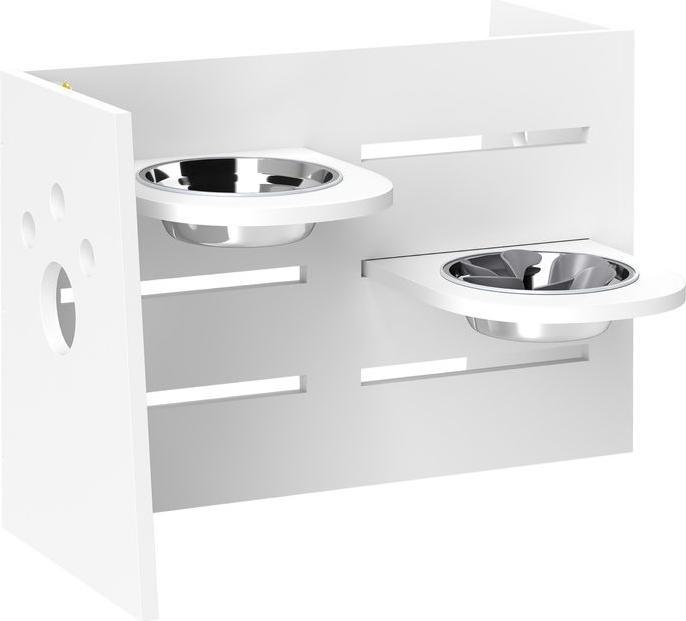 Image du produit Swisshandel24 Hundenapf erhöht, Höhenverstellbar Futternapf für Hunde mit Separatem Design (1 l)