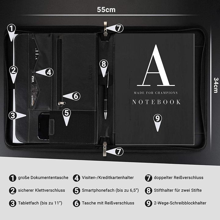 Image du produit Azoris Premium Porte-documents (A4, 1 x)