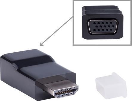 Actual product image Gembird A-HDMI-VGA-001 (0.02 m, Parallel (printer))