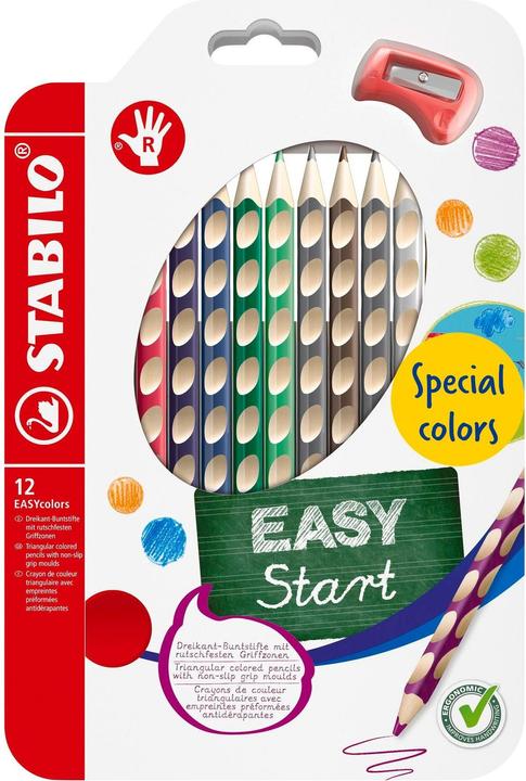 Produktbild STABILO Easycolors R, 12er Etui (Mehrfarbig, 12 x)