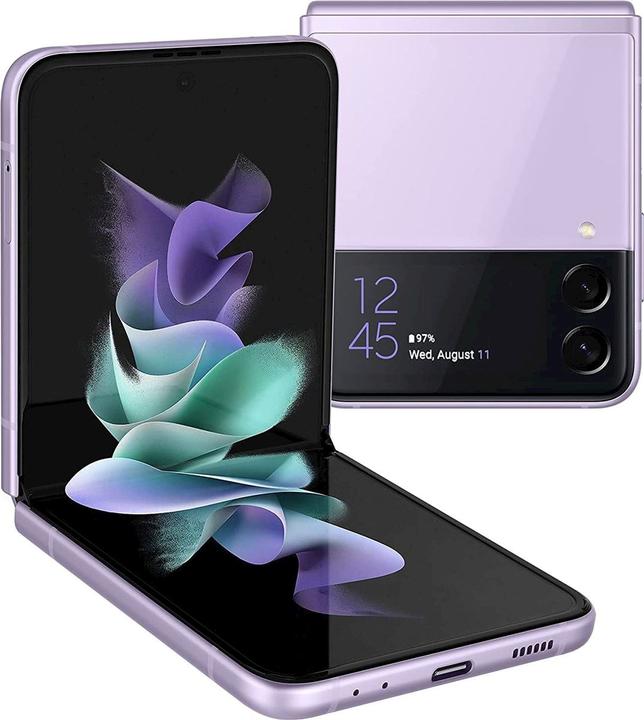 Produktbild Samsung Galaxy Z Flip3 5G EU (128 GB, Lavender, 6.70", SIM + eSIM, 12 Mpx, 5G)