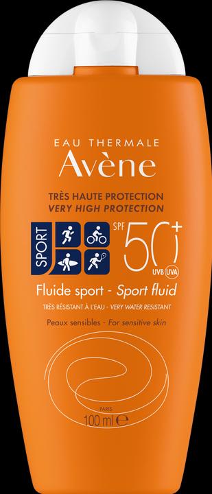Avène Sportfluid Sonnenschutz (Sonnencreme, SPF 50+, 100 ml, 134 g)
