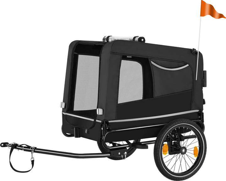Produktbild tectake Hundeanhänger WoofRider multifunktional, faltbar, bis 40kg