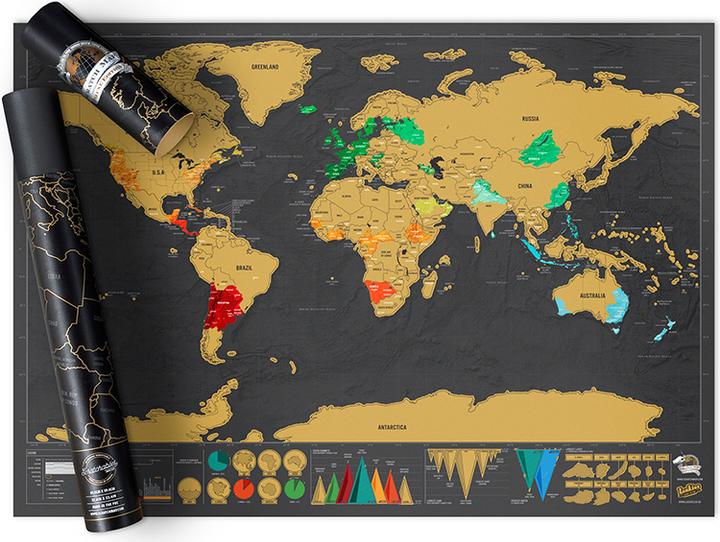 Image du produit Luckies Carte à gratter Deluxe (60 x 82 cm)