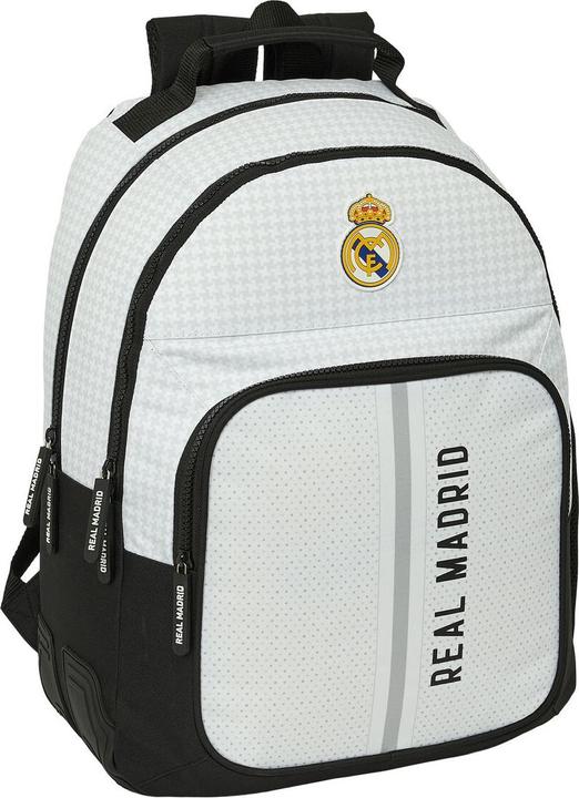 Real Madrid CF Schulrucksack Real Madrid C.F. 24/25 Weiss Grau 32 x 42 x 15 cm
