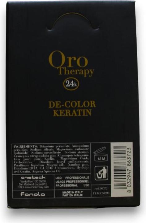 Immagine prodotto Fanola Polvo Decolorante Con Keratina Y Argan Orotherapy 12Pz X 75Gr Nuovo