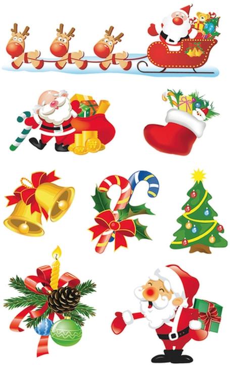 Actual product image HERMA Christmas stickers