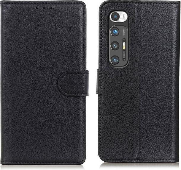Actual product image MU Classic Litchi Leather Bookcover Series (Xiaomi Mi 10S)