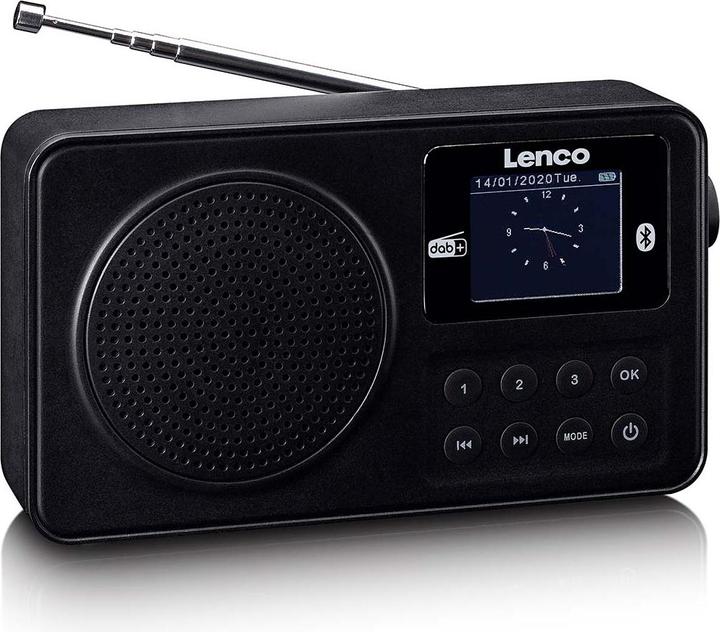 Immagine prodotto Lenco Radio portatile DAB+/FM con Bluetooth Nero (FM, DAB, Bluetooth)