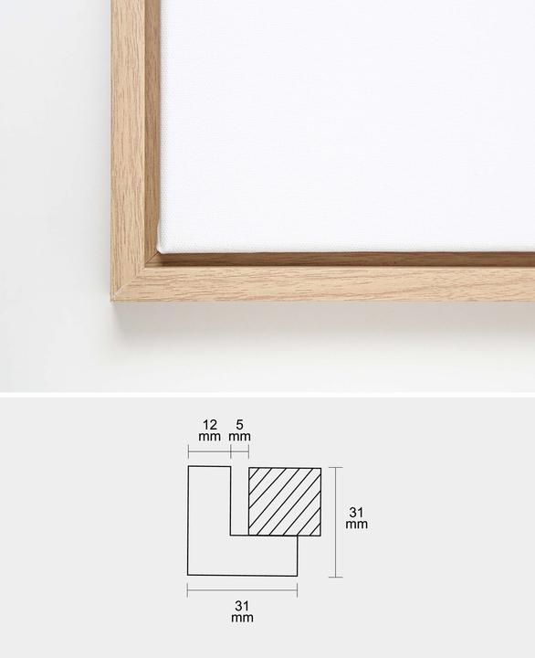 Actual product image I Am Creative Shadow gap frame set