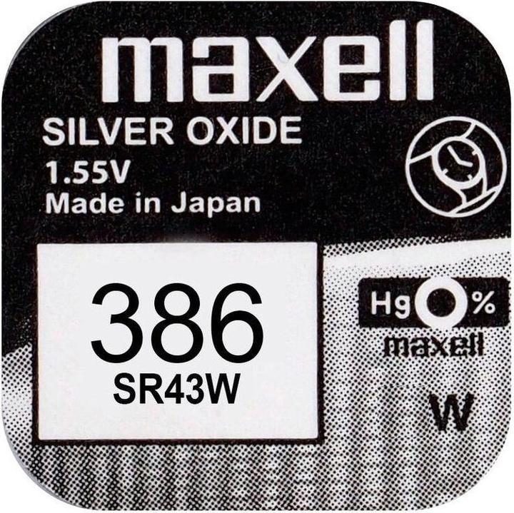 Produktbild Maxell Knopfzelle SR43W (10 Stk., SR43, 125 mAh)