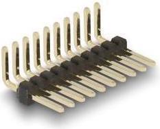 Produktbild Delock Stiftleiste 10 Pin, Rastermass 1,27 mm, 1-reihig, gewinkelt, 5 Stück