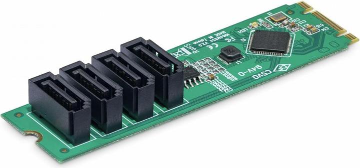 Produktbild StarTech Adap 4-Port M.2 to SATA Adapter Card