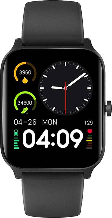 Actual product image Nedis SmartLife watch | LCD | IP68 | Maximum operating time: 14400 min | Android™ / IOS | Black