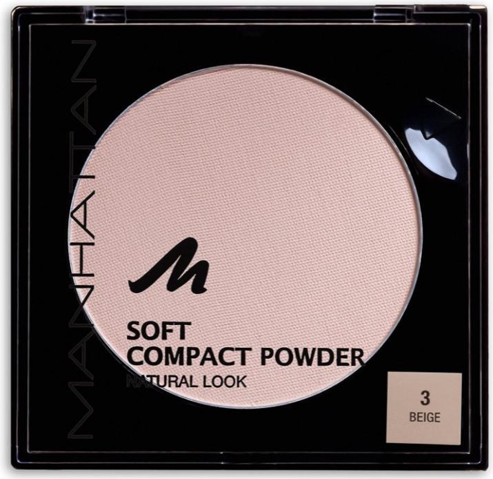 Produktbild Manhattan Cosmetics Soft Compact Powder No 3 (3 - Beige)