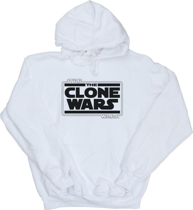 Produktbild Star Wars Clone Wars Logo Kapuzenpullover (L)