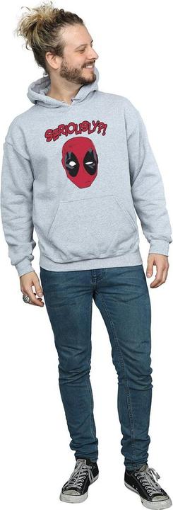 Actual product image Mens Deadpool Seriously Hoodie (XXL)