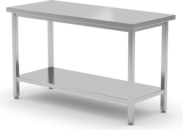 Immagine prodotto Hendi Tavolo da lavoro pesante in acciaio inox 1400x700x850 mm (140.10 cm, 70 cm)