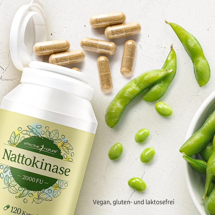 Immagine prodotto Effective Nature Nattokinase 2000 FU (120 Pezzo/i, Pillole, 120 g)