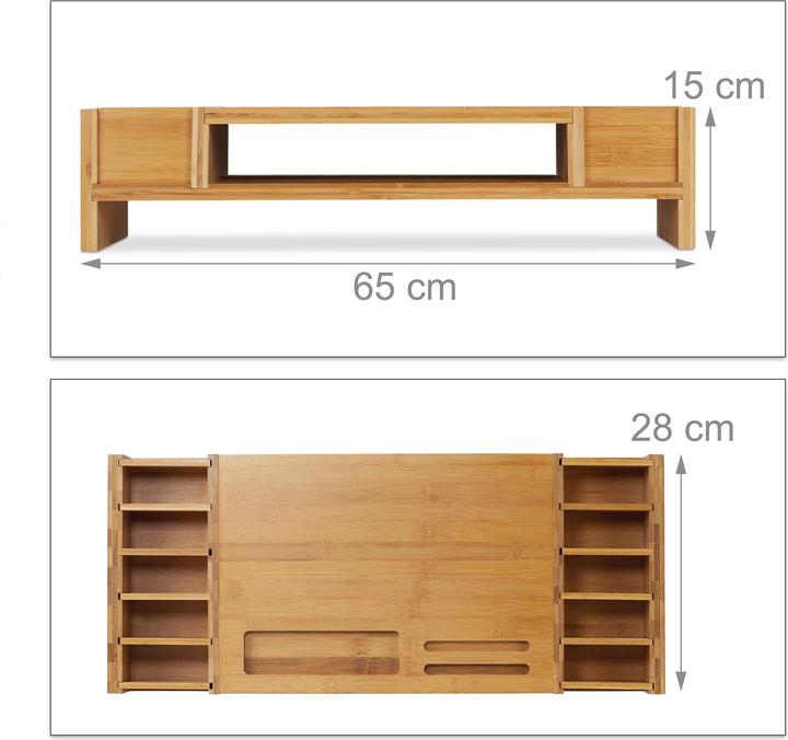 Produktbild Relaxdays Desk Screen Riser