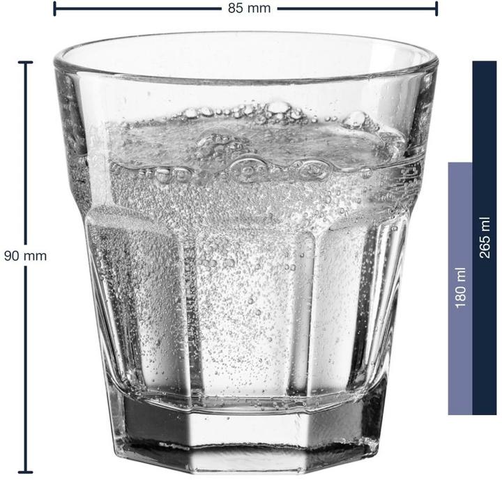 Immagine prodotto Leonardo Rock (2.65 dl, 6 x, Bicchiere da whisky)