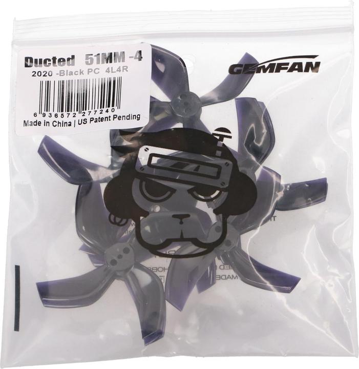 BetaFPV Gemfan 2020 four-blade propeller black | drone propeller | 8 pcs.