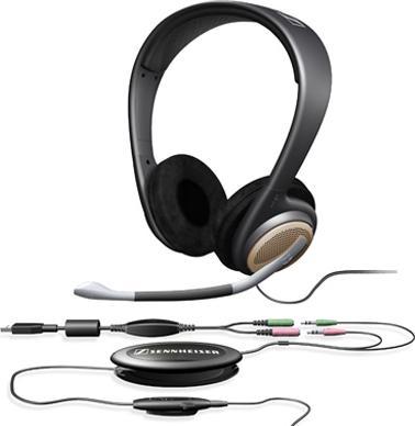 Produktbild Sennheiser PC 166 USB, Beidseitiges Kopfbügel Headset