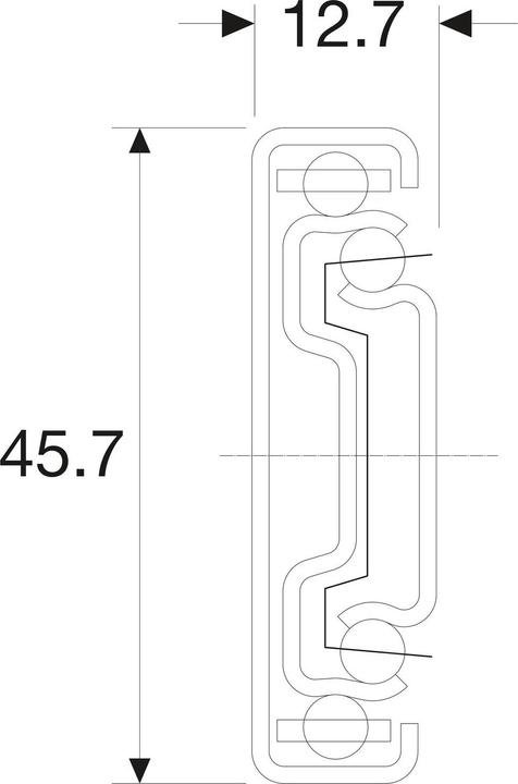 Actual product image Accuride Full-extension ball bearing slides 3832DO with detent
