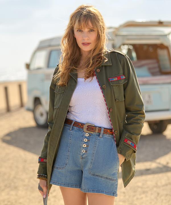 Produktbild Joe Browns Embroidered Oversized Khaki Jacket (42)