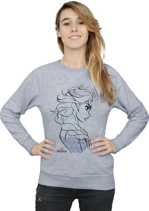Actual product image Disney Womens/Ladies Frozen Elsa Sketch Sweatshirt (XS)