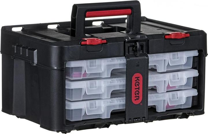 Keter Box with 3 organizers