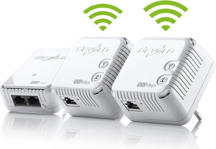 Produktbild Devolo dLAN 500 WiFi Network Kit (500 Mbit/s)