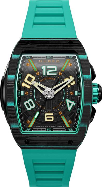 Nubeo NB-6079-04 Parker Automatic Limited 44mm 3ATM men's watch (Analogue wristwatch)