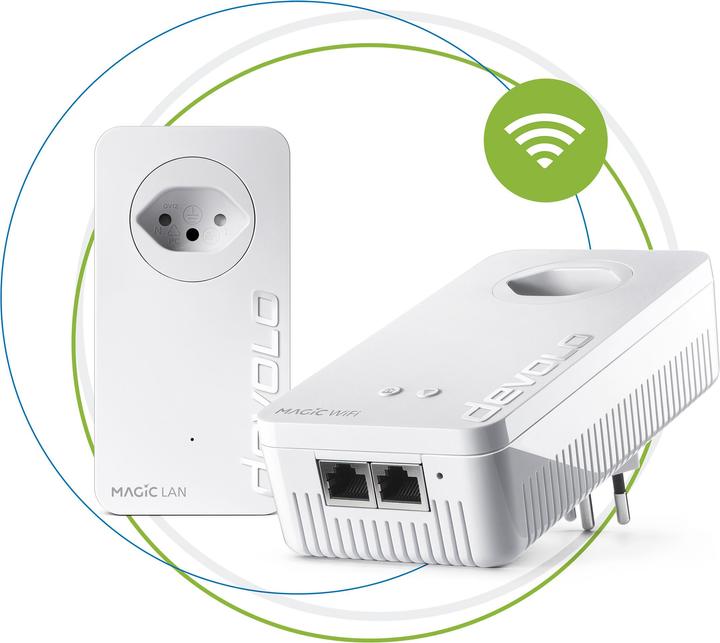 Actual product image Devolo Magic 2 WiFi Starter Kit 2-1-2 (2400 Mbit/s)